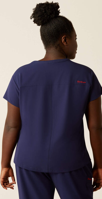 Eliza Fashion Scrub Top Back Plus